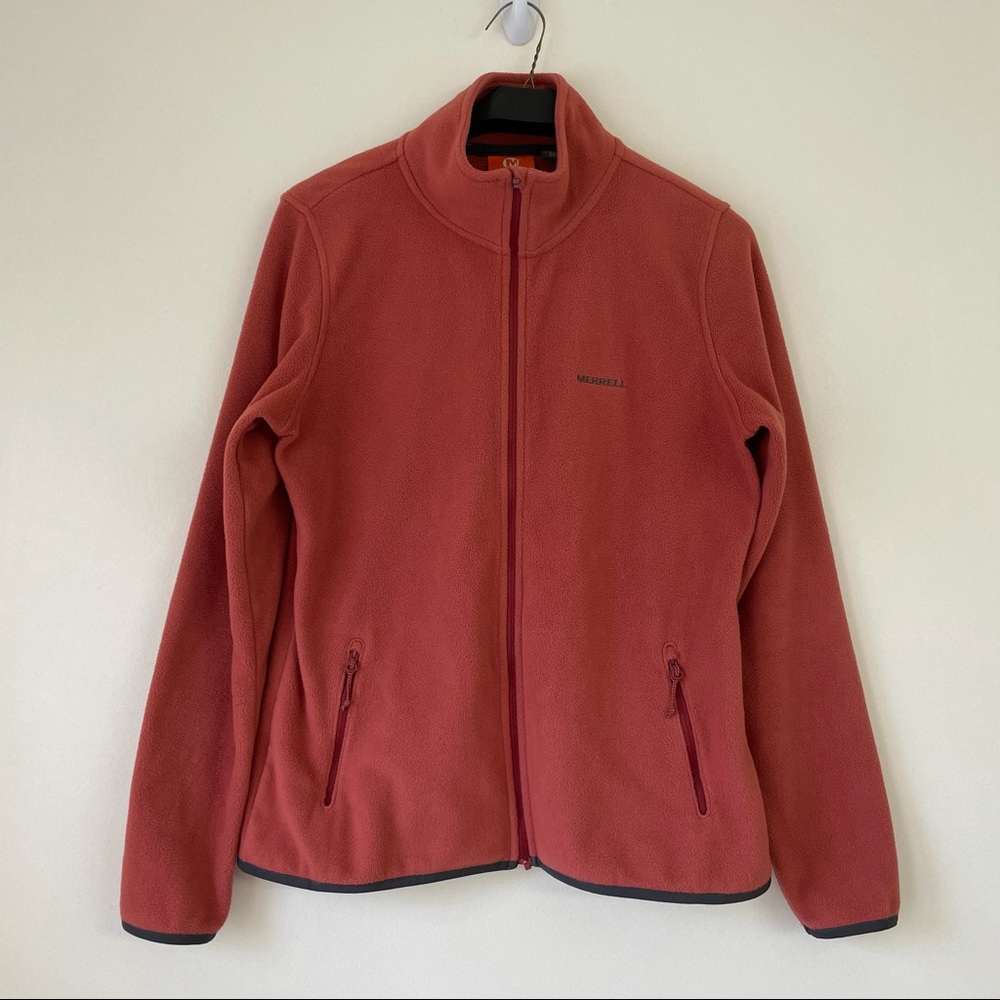 Merrell Women’s Full Zip Fleece Jacket Select Wick Fleece Sweater Size Large